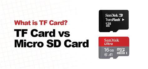 TF card vs MicroSD