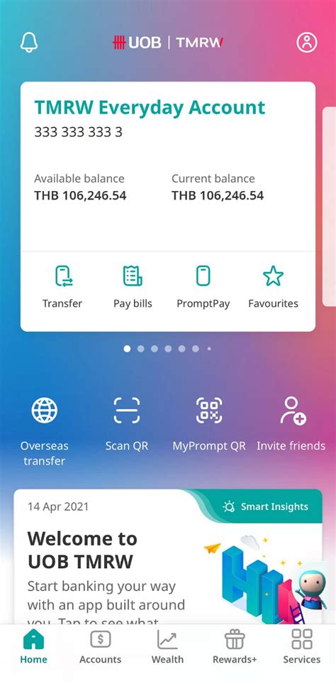 TMRW App Interface
