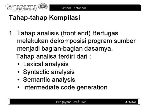 Tahap Kompilasi