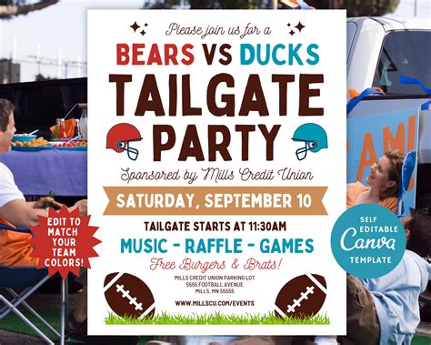 Tailgate Party Flyer Template