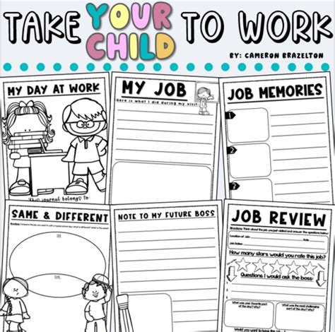 Take Your Child To Work Day Printables
