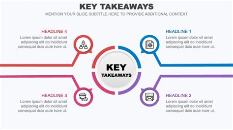 Takeaways Ppt Slide Template Free