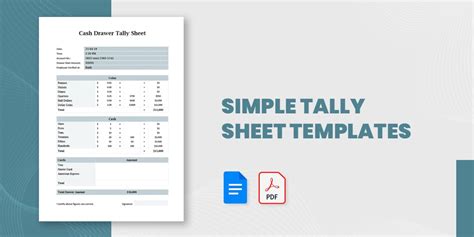 Tally Sheet Template