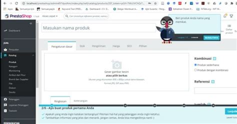 Tampilan awal website Messletters