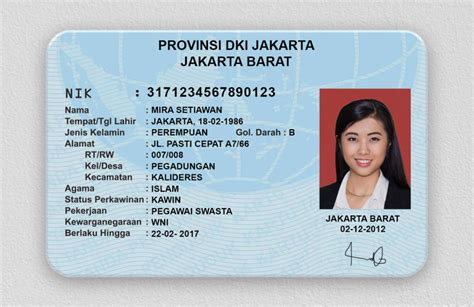 Tanda Air KTP Asli