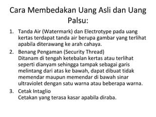 Tanda Air dan Electrotype