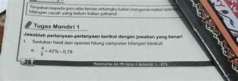 Tanyakan Kepada Teman atau Guru