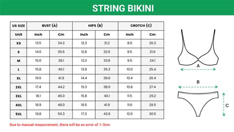 Target Bikini Size Chart