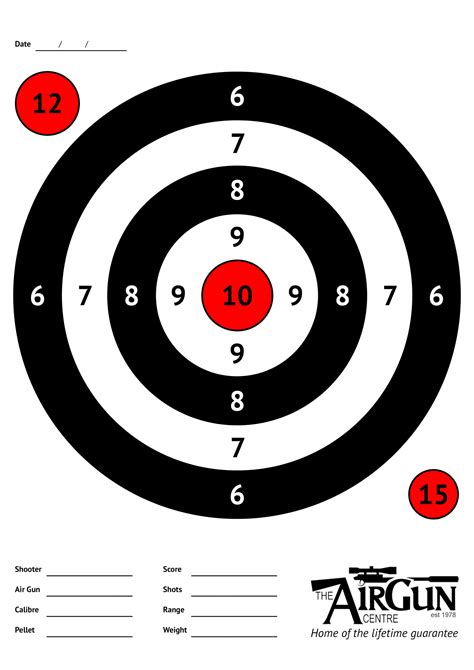 Target Shooting Printable