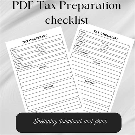Tax Preparation Template