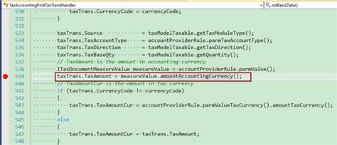 TaxDocumentRowTransaction Table