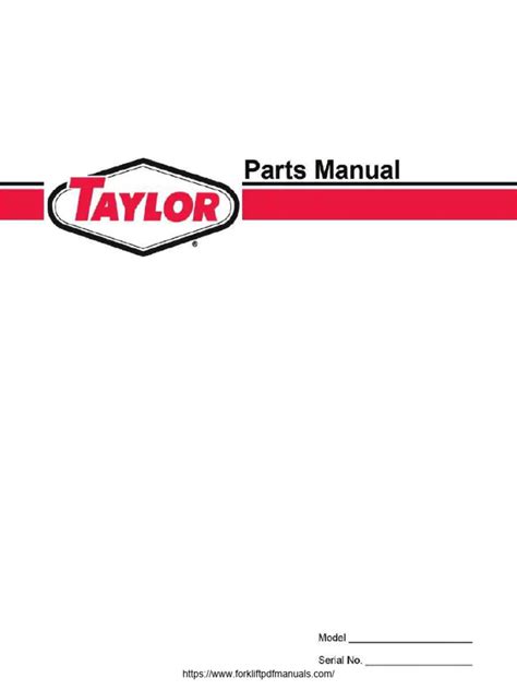 Taylor Parts Catalog