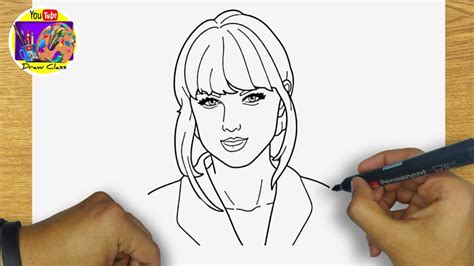 Taylor Swift Easy To Draw