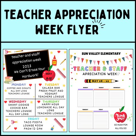 Teacher Appreciation Template