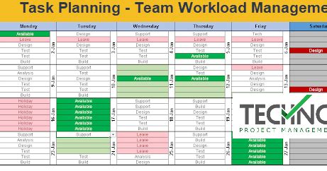 Team Calendar Template