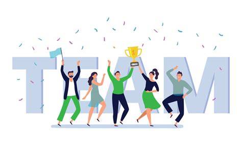 Team celebrating small win