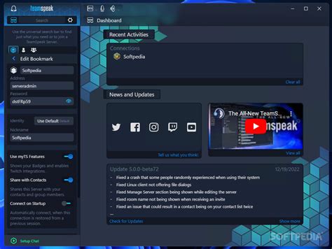 TeamSpeak software