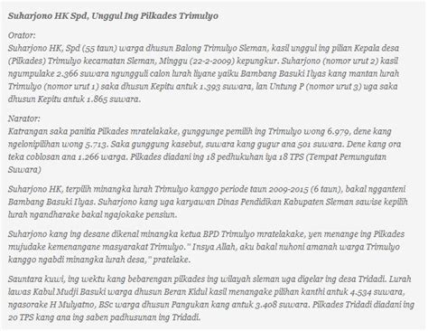 Teks Berita Sunda