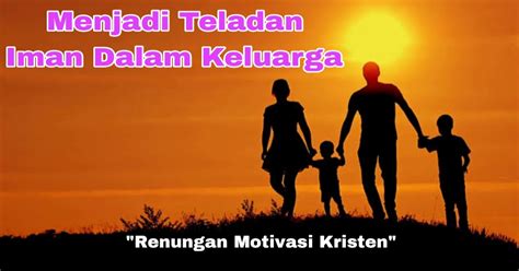 Teladan Hidup Kristen