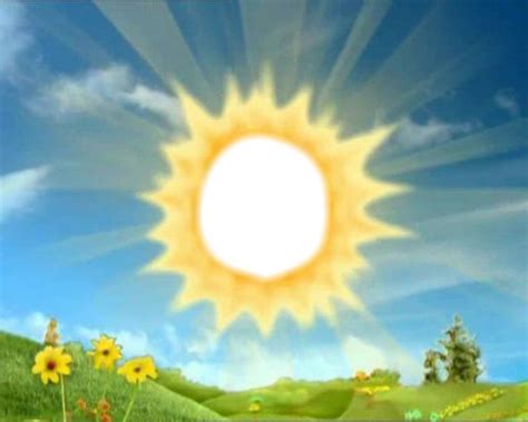 Teletubby Sun Template