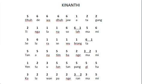 Tembang Kinanthi