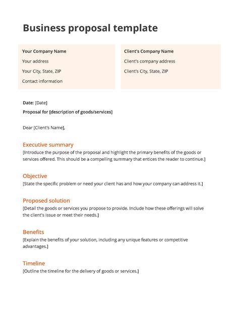 Template Business Proposal