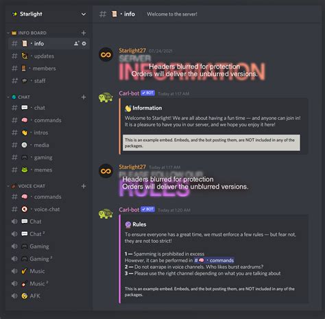 Template Discord Server