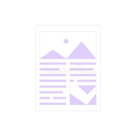 Template Document Illustration