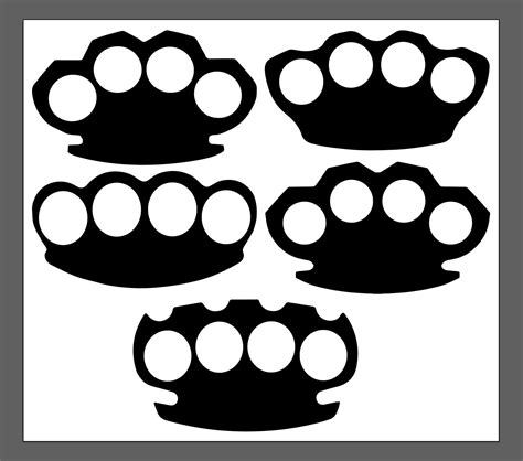 Template For Brass Knuckles