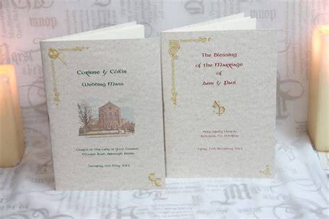 Template For Catholic Wedding Mass Booklet