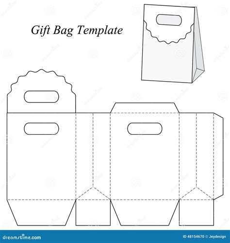 Template For Gift Bag