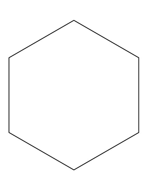 Template For Hexagon
