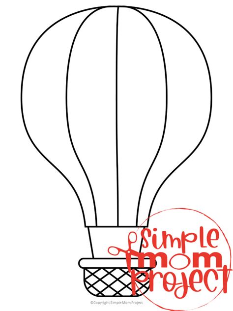Template For Hot Air Balloon