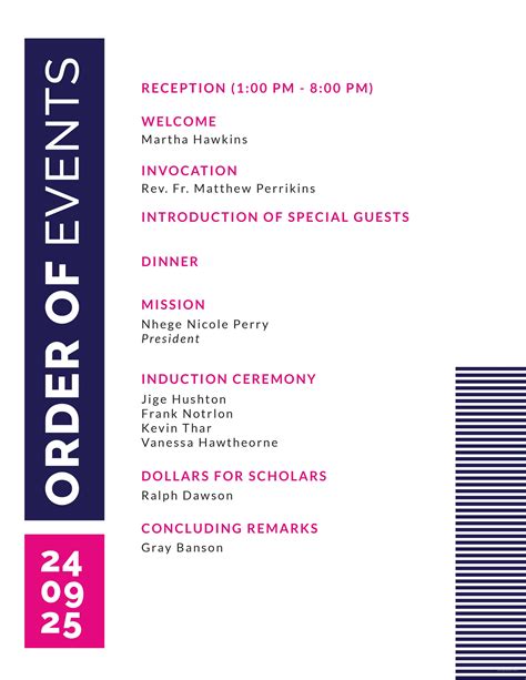 Template For Program