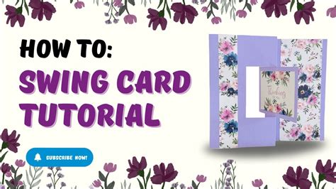 Template For Swing Card