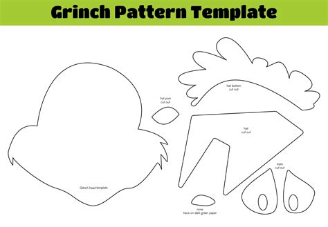 Template Grinch Cut Out