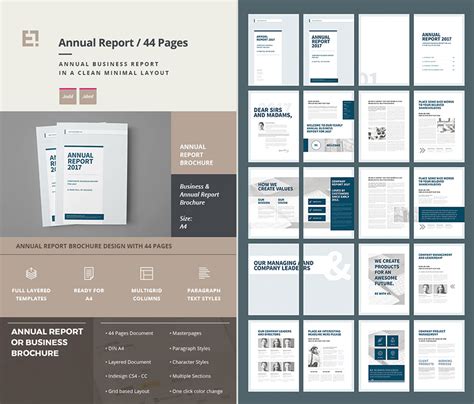 Template Indesign Report