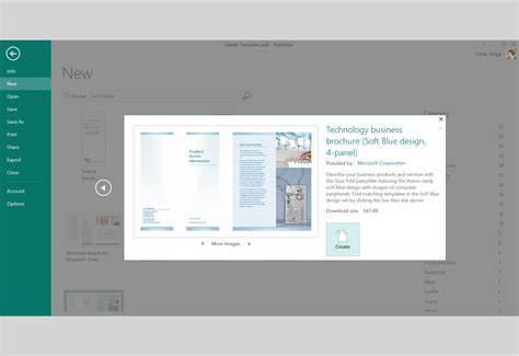 Template Microsoft Publisher