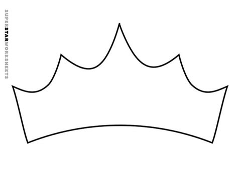 Template Of A Crown