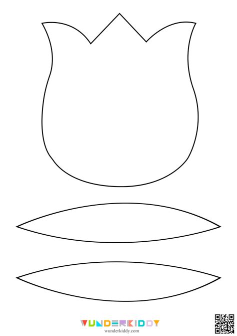 Template Of A Tulip