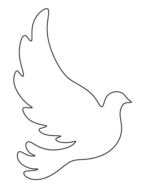Template Of Dove