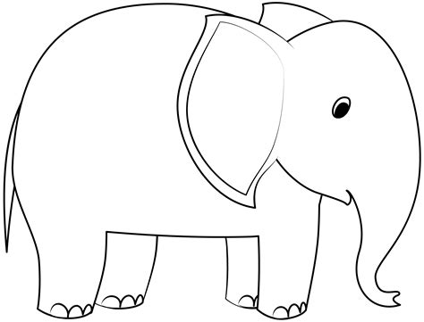 Template Of Elephant