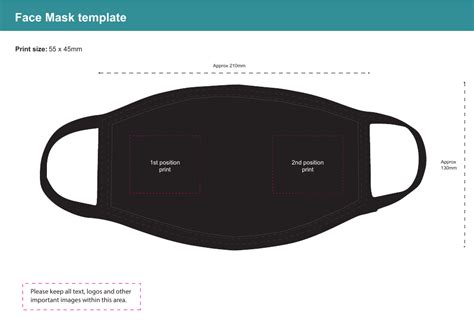 Template Of Face Mask