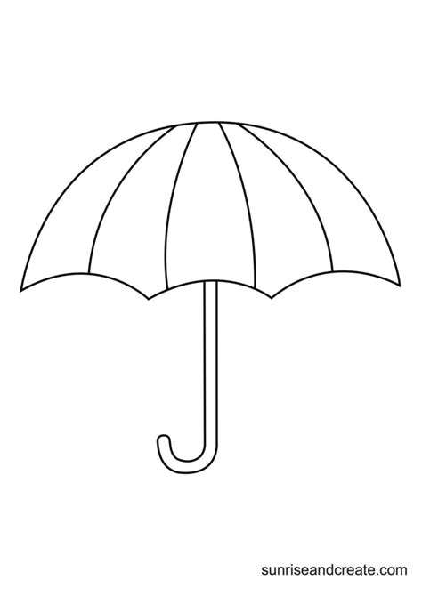 Template Of Umbrella