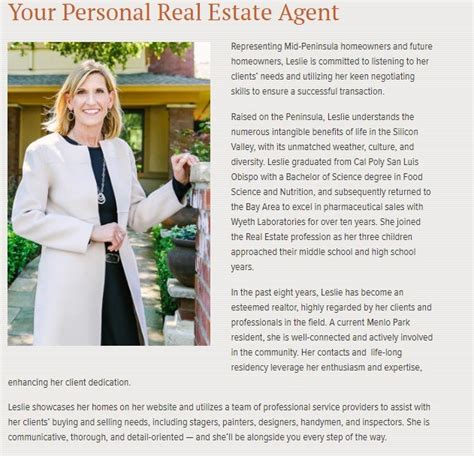 Template Short New Real Estate Agent Bio Samples
