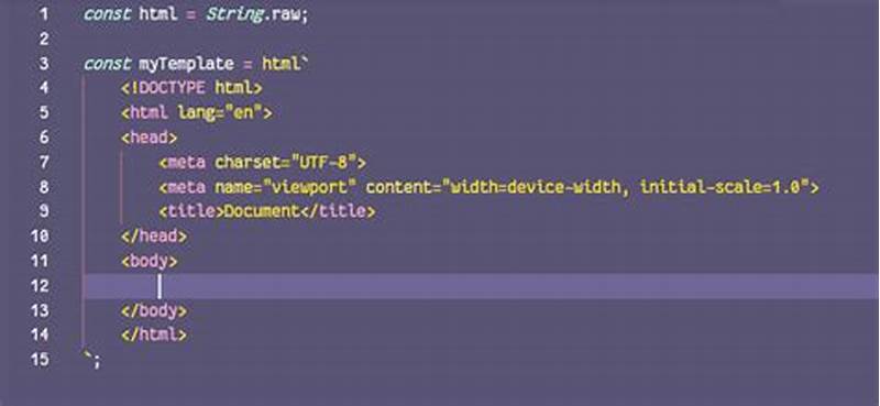 Template String Javascript