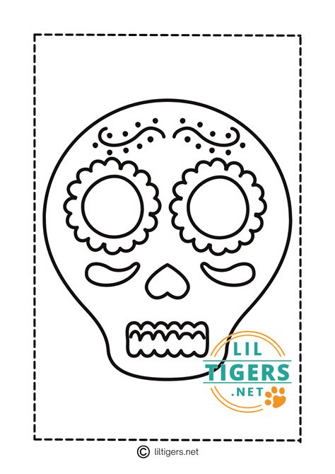 Template Sugar Skull