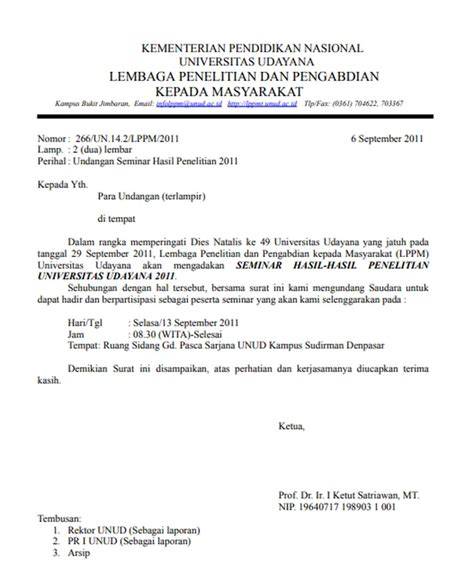 Template Surat Undangan Seminar