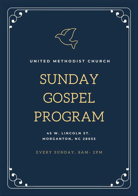 Templates For Church Programs