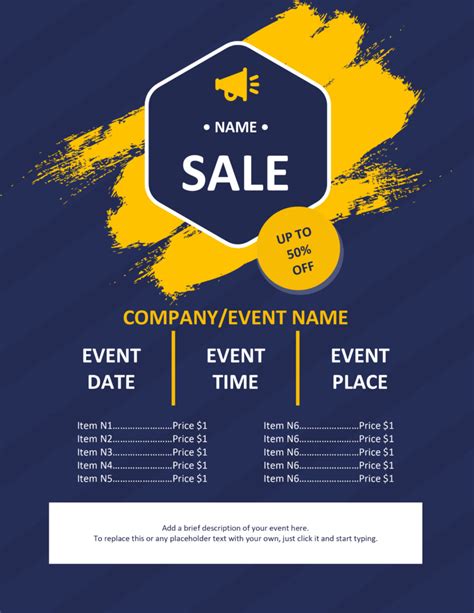 Templates For Flyers Free Downloads